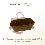 Sorganize-กระเป๋าจัดระเบียบ รุ่น Miumiu-Leather-Top-Handle-5BB117 (สต๊อคพร้อมส่ง)