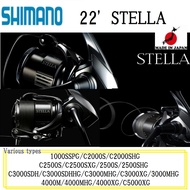 Shimano 22'STELLA Various types 1000/2000/2500/3000/4000/5000/HG/XG/DH "The pinnacle of spinning casts"【direct from Japan】【made in Japan】STRADIC TWIN POWER SW NASCI SALTIGA CERTATE CALDIA LUVIAS daiwa Offshore Fishing Bait Spinning Reel Boat Shore Jigging