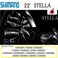 Shimano 22'STELLA Various types 1000/2000/2500/3000/4000/5000/HG/XG/DH "The pinnacle of spinning cas