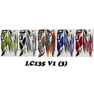 Yamaha LC135 V1 (3) Body Sticker / Stripe #135lc lc 135