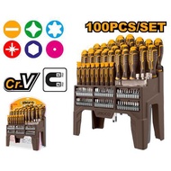 INGCO ไขควงอเนกประสงค์ 100 ตัวชุด รุ่น HKSD10028