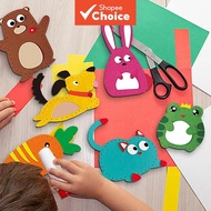 Woodland Animals Craft Kit - DIY Felt Plush Forest Creatures Sewing Set for Kids, Beginner-Friendly 