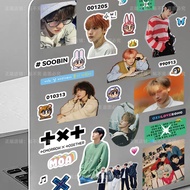Korean Boys Group TXT Stickers Gooka Goo Disc Cui Ranjun Merchandise Phone Case diy Waterproof Decor