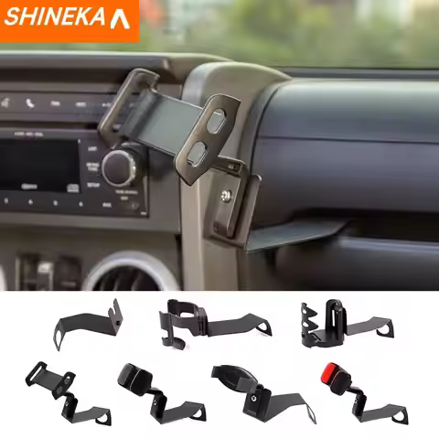 SHINEKA Bracket For Jeep Wrangler JK Car Water Cup Bracket Ipad Mobile Phone Interphone Holder For J