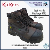 Kickers Laces Waterproof ESD Premium Safaty Shoes 3066 | But Keselamatan ESD Lelaki Bertali