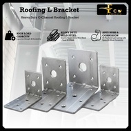 Galvanized Steel C Channel L Bracket 2x4 Penyambung Besi L Shape Bracket Rak Dinding Pendakap Sudut
