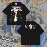 Oversize Hyein NEWJEANS SuperNatural BLACK T-Shirt Series
