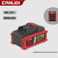 CANLIDI 3C 21700 6000mAh Large Capacity Lithium Rechargeable Battery 电池 MT-21V