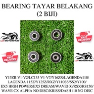 Y16ZR Y15ZR V1-V2 LC135 V1-V7 BEARING TAYAR BELAKANG REAR HUB BEARING (2 BIJI)