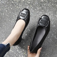 รองเท้าส้นสูงผู้หญิงหนังแท้คุณภาพสูงรองเท้าส้นหนามีสายรัดสำหรับสตรี