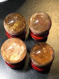 💎 鈦晶球/閃閃雲母金髮晶球.  01062