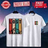[ Ready Stock in Malaysia ] Lost Baju Viral lelaki Baju Perempuan Unisex T shirt Baju lelaki Baju Gundam Tshirt lelaki Baju T shirt Lelaki