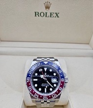 ROLEX 勞力士 GMT-Master II 格林威治型 126710 BLRO 紅藍雙色陶瓷框 可樂圈 RWU3813