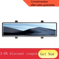 2022New12Inch Full Screen Streaming Media Touch Screen Driving Recorder Rearview Mirror HD Night Vision Panoramic All-in