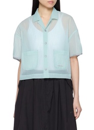 AND WANDER SHEER RIPSTOP CROPPED SHIRT