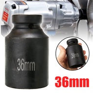 36mm Long 1/2" Drive Double Deep Metric Impact Socket Bi Hex 12 Sided