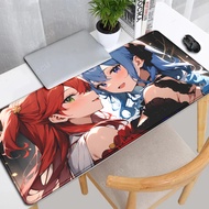 Big Mouse Pad Hoshimachi Suisei Anime Máy tính xách tay Chuột Pad Chống trượt Bàn phím Chuột Pad Hol
