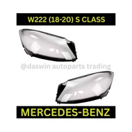 MERCEDES-BENZ W222 (18-20) S CLASS HEADLAMP COVER W222 HEADLIGHT COVER LENS