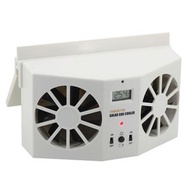 全城熱賣 - 2W 太陽能汽車排熱風扇 帶溫度显示