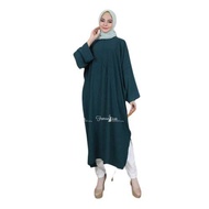Jubah Blouse Long Dress Kaftan Muslimah Fashion Cricnkal Fiona CeySize S to 3xl