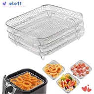ELO Grilling Rack, Non-Stick Stainless Steel Air Fryer Rack,  Stackable Airfryer Tray Kitchen Gadget
