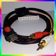 HDMI to RCA Cable Connector HDMI Male to RCA male cable 1.5M