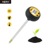 Yieryi Soil pH Tester Soil Moisture and Temp Tester Soil Acidity and Alkalinity Tester for Coconut B