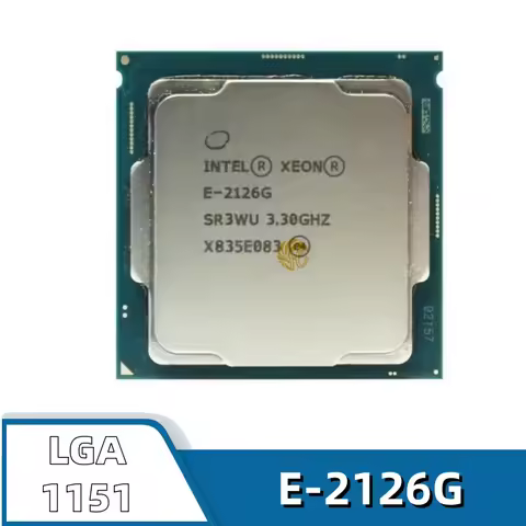 Intel Xeon E-2126G CPU 3.3GHz 12MB 80W 6-Cores 6-Thread processor LGA1151 for server motherboard C24