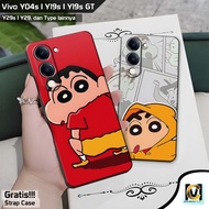 Latest Vivo Y04s / Y19s / Y19s GT / Y29 / Y29s Case 2025 Shincan Motif | SoftCase HP Vivo Y04s | Viv