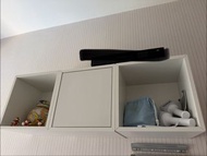 White Cube Wall Shelves with Storage