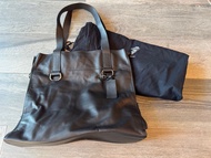 Discord Yohji Yamamoto Zipper Leather Tote Bag