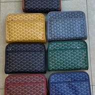 Goyard กระเป๋าผู้หญิงกระเป๋าเครื่องสำอางคลัตช์เก็บของน้ำหนักเบากระเป๋าหรูหราสไตล์ Ins