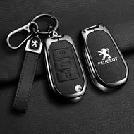 Zinc Alloy Car Key Case Car Key Cover For Peugeot 208 308 408 508 2008 3008 4008 5008 Keychain Acces