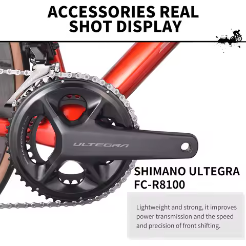 SAVA Full Carbon Fiber Road Bike Electronic Shift 24 Speed SHIMAN0 Ultegra 8170 Di2 - High-Performan