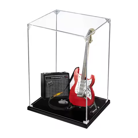 30 X 15 X 40cm 2mm / 3mm Thick Plate Building Blocks Acrylic Display Case Dust Cover For 21329 - Lev
