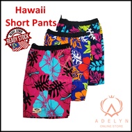 seluar pendek 3/4 HAWAIIAN SHORT PANTS BEACH PANTS AW1/ SELUAR PENDEK HAWAII JJ CLUB
