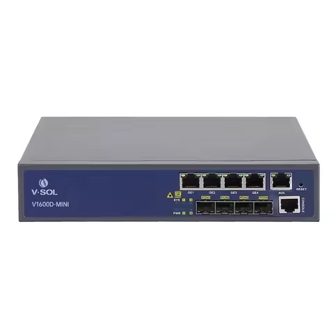VSOL OLT EPON 4 Ports V1600D, with Full PX20++ SFP Module, Layer2 Epon OLT
