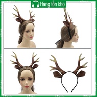 WIN Reindeer Antlers Headband Realistic Deer Antler Hairband Animal Ears Headband