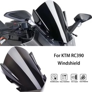 MTKRACING For KTM RC390 2014-2018 Motorcycle windshield extension kit windshield fairing