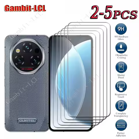 2-5PCS 9H HD Clear Anti-Scratch Tempered Glass For Oukitel WP210 5G 6.7" ON OukitelWP210 Screen Prot