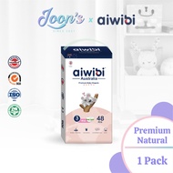 Aiwibi Baby Premium Natural Diapers Tape & Pants (1Pack)