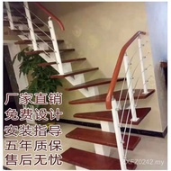 Compound Simple Stairs Steel Wood Overall Villa Rotating Stairs Attic Stairs Attic Stairs Household 
