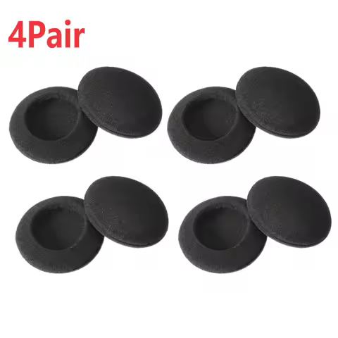 4 Pairs Headphone Earpads Black Sponge Cushion Covers For Koss Porta Pro Headset Accessories Ear Pad