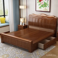 1.8m High Box Bed 1.5 Large Bed 1.2m Wood Storage Bed Mi Bed Solid Wood Bed Double Bed Owner Bed HER