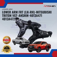 Mitsubishi Triton KL3T-L200-Pajero Sport-Lower Arm Front Left-Right-Anshin-4013A471-4013A472