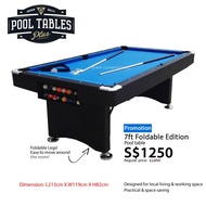 7ft Foldable Billiard Pool Table
