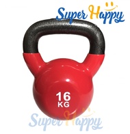 เคตเทิลเบล 16KG ลูกตุ้มยกน้ำหนัก  เหล็กหล่อยกน้ำหนักหุ้มด้วยยาง เกรดยิม Kettlebell Dumbbell ลูกยกน้ำ
