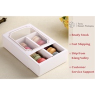 Macaron Box Drawer with Window Chocolate Cookies Packaging (Large) TORURU 马卡龙曲奇饼干甜点盒