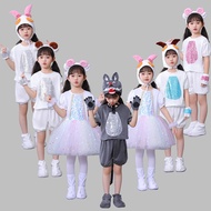 Children Animal Costume Sheep Performance Costume Toddler Wolf and Sheep Dance Costume Big Gray Wolf