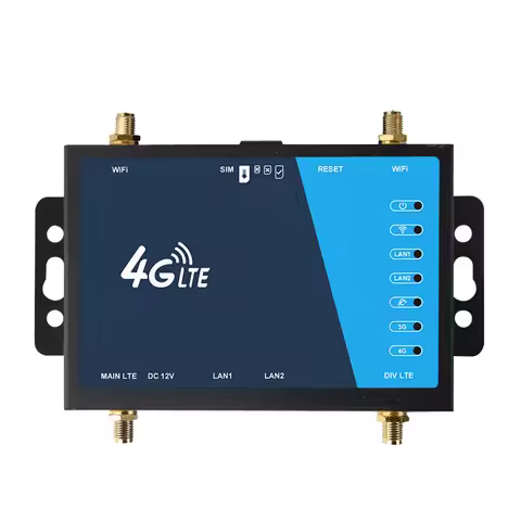 4G Wireless Router Industrial Grade 4G Broadband Wireless Router with SIM Card Slot Firewall Protect